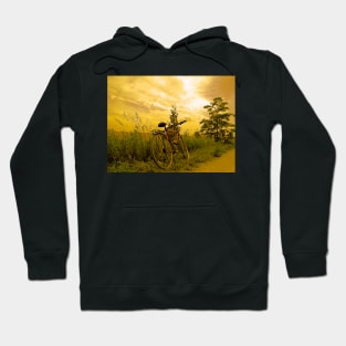 Biking at Sunset Hoodie